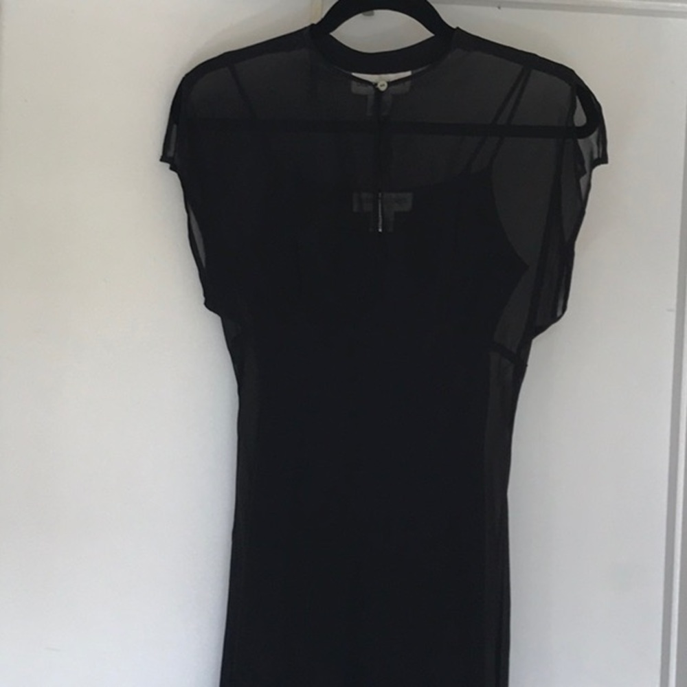 Vintage Bloomingdales silk black dress - Picture 4 of 5
